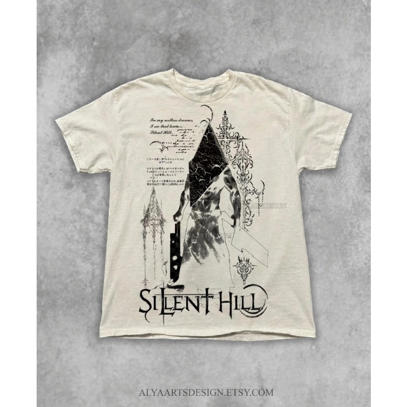 Retro Gaming T Shirt - Silent Hill 2 Pyramid Head T-Shirt: