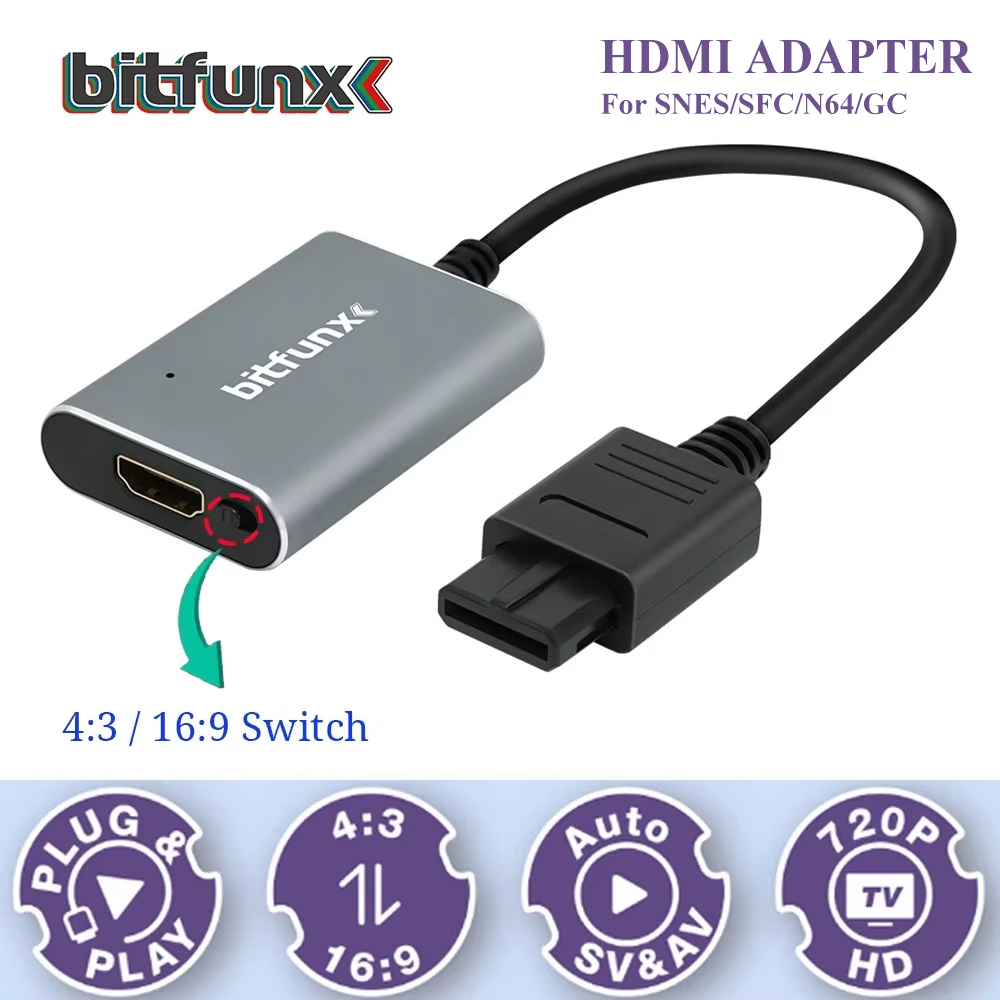 Bitfunx 720P Svideo / AV To HD - Retro Gaming Kiosk recension och pris