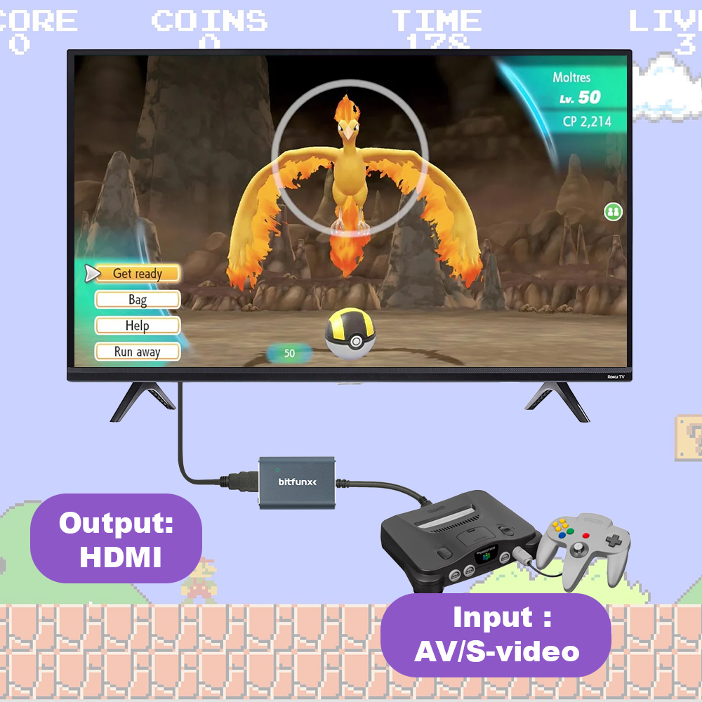 Bitfunx 720P Svideo / AV To HD - Retro Gaming Kiosk recension och pris