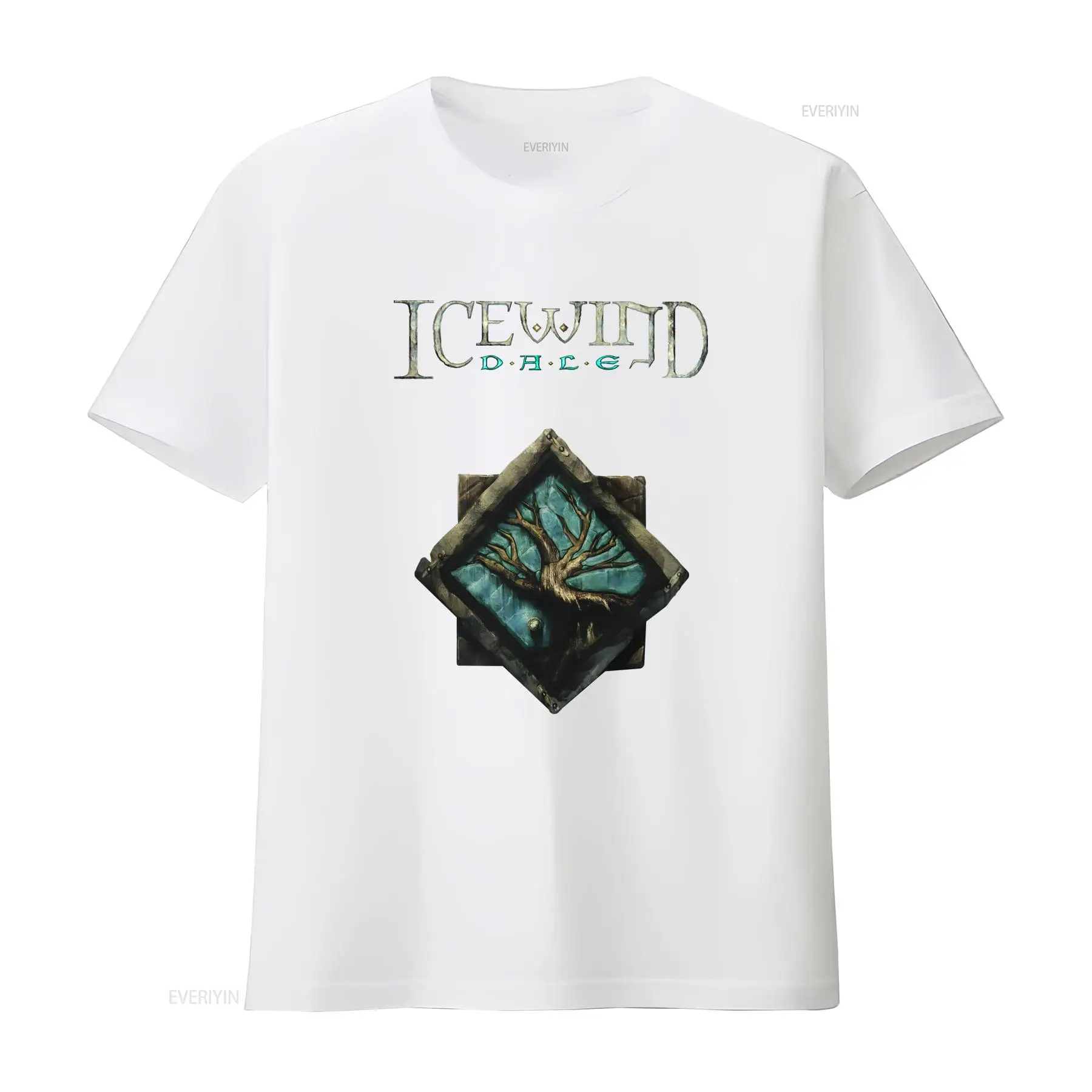 Icewind Dale Logo Classic Vide - Retro Gaming T Shirt recension och pris
