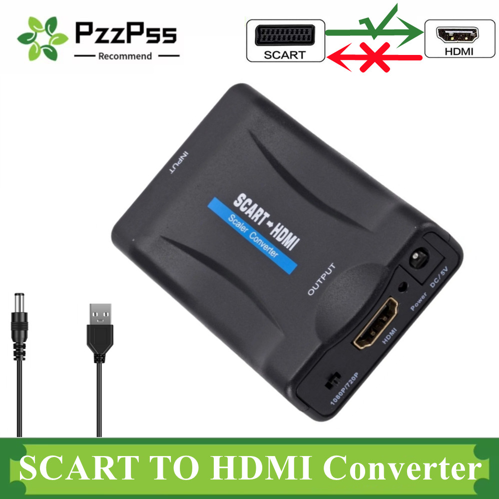1080P SCART To HDMI-Compatible - Scart To Hdmi recension och pris
