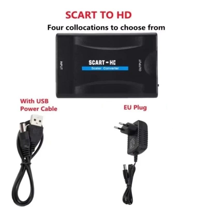 USB Powered SCART to HD Conver - Scart To Hdmi recension och pris