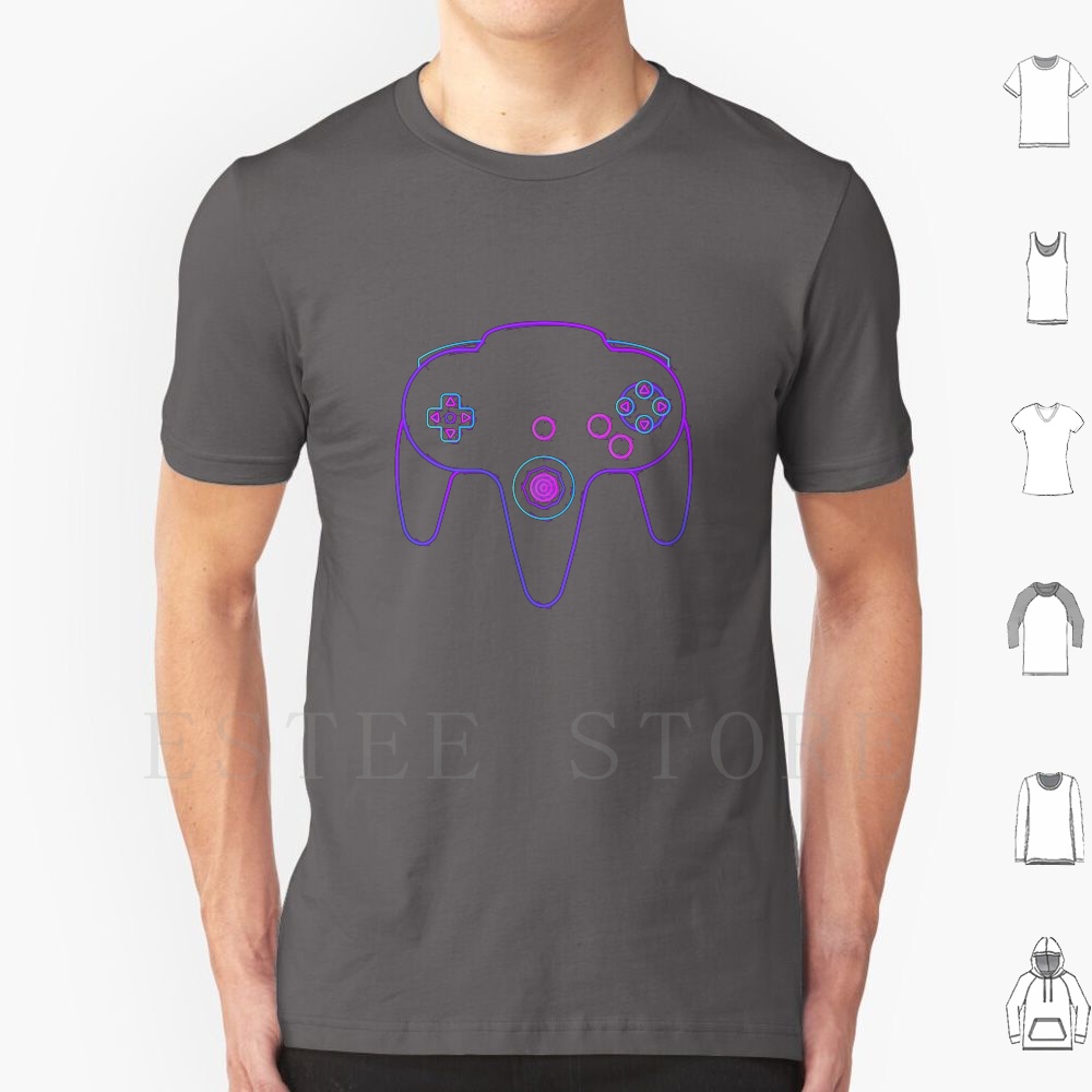 Neon Controller N64 T Shirt Me - Retro Gaming N64 recension och pris