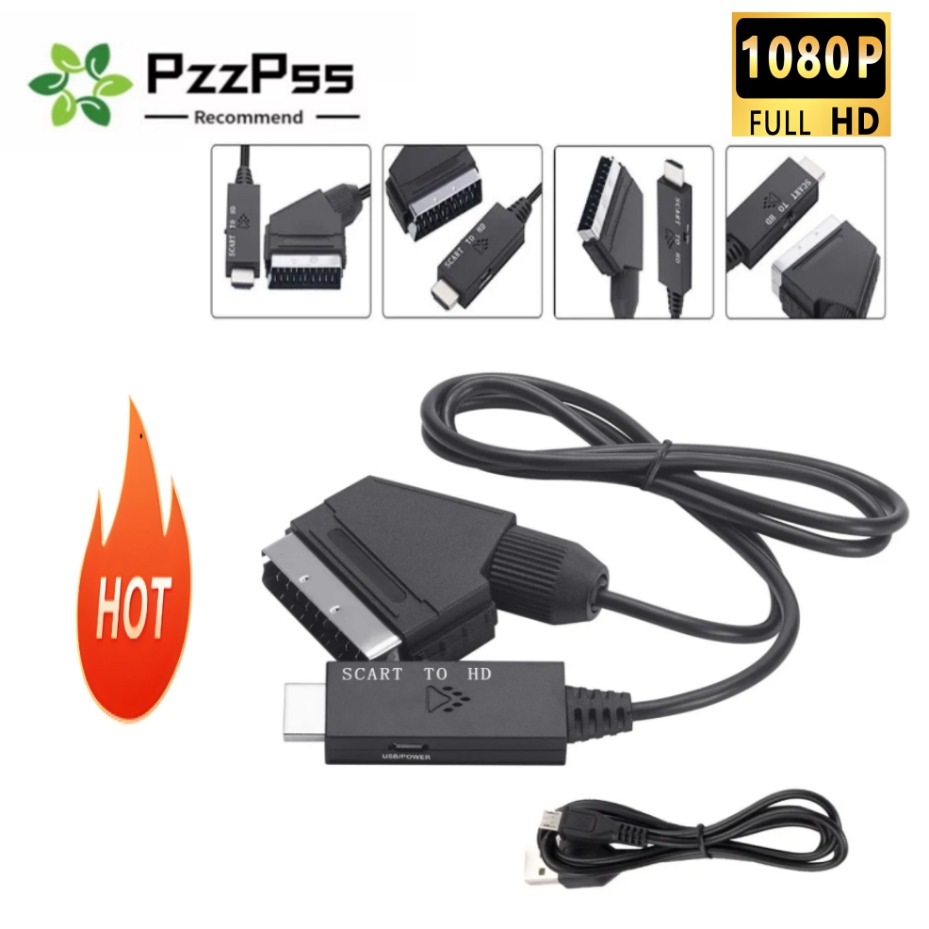 1M Scart to HDMI Adapter Conve - Scart To Hdmi recension och pris