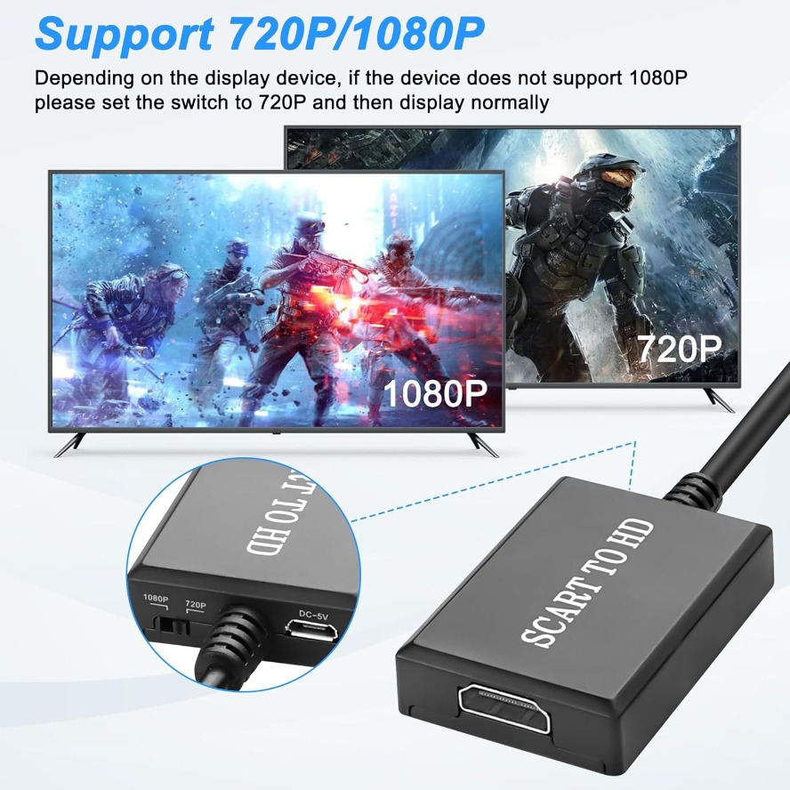 SCART To HDMI-compatible Video - Scart To Hdmi recension och pris